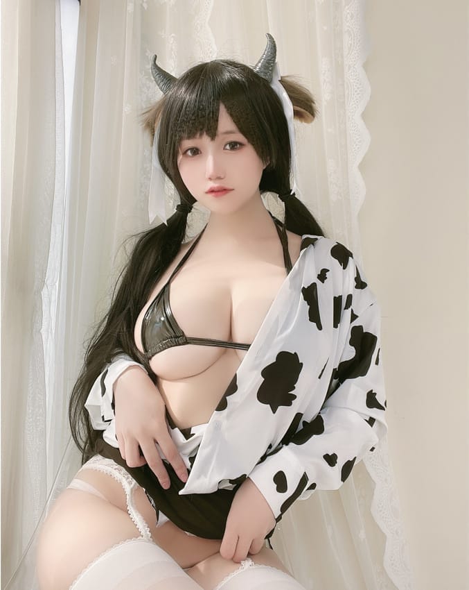 小仓千代w –NO.016 奶牛衬衣[30P/83MB]-客模COSER写真收藏网