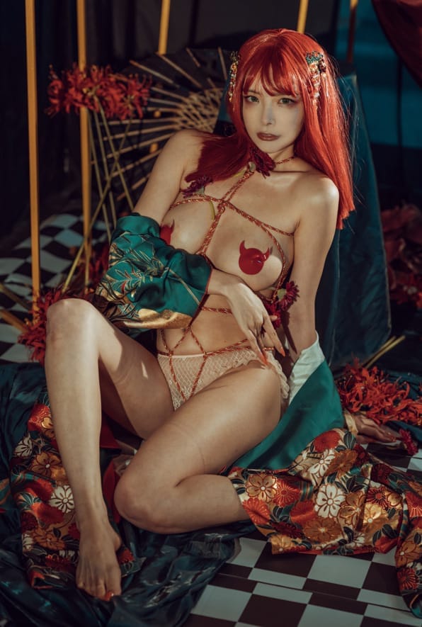 秋和柯基 –NO.047 和服[36P1V673MB]-客模COSER写真收藏网