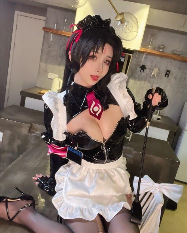 rioko凉凉子 – NO.104 杀生院膝皮女仆[41P4V-1.56GB]-客模COSER写真收藏网