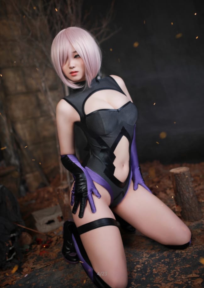 Bambi(밤비) –NO.32 Mash Kyrielight (Shielder)[22P/179MB]-客模COSER写真收藏网