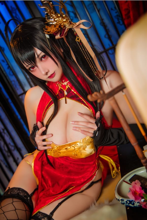 念念_D –NO.015 大凤旗袍[20P/500MB]-客模COSER写真收藏网