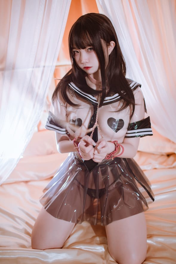 二佐Nisa – NO.147 私房透明JK[40P-362MB]-客模COSER写真收藏网