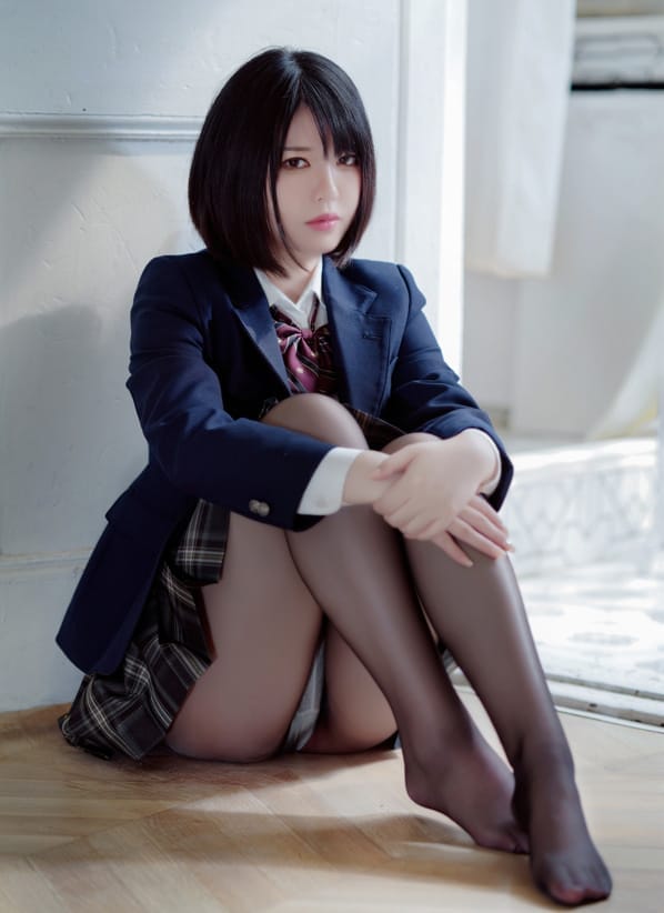 半半子 –NO.46 彼女の制服姿が好き[54P/84MB]-客模COSER写真收藏网