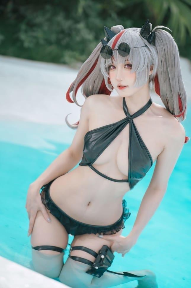 阿包也是兔娘 NO.088 碧蓝航线阿诺德 [38P-161M]-客模COSER写真收藏网