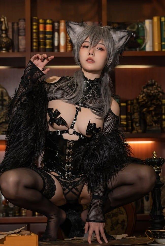 七月喵子 – NO.31 幻想兽娘集月食 克丝古 [18P-206MB]-客模COSER写真收藏网