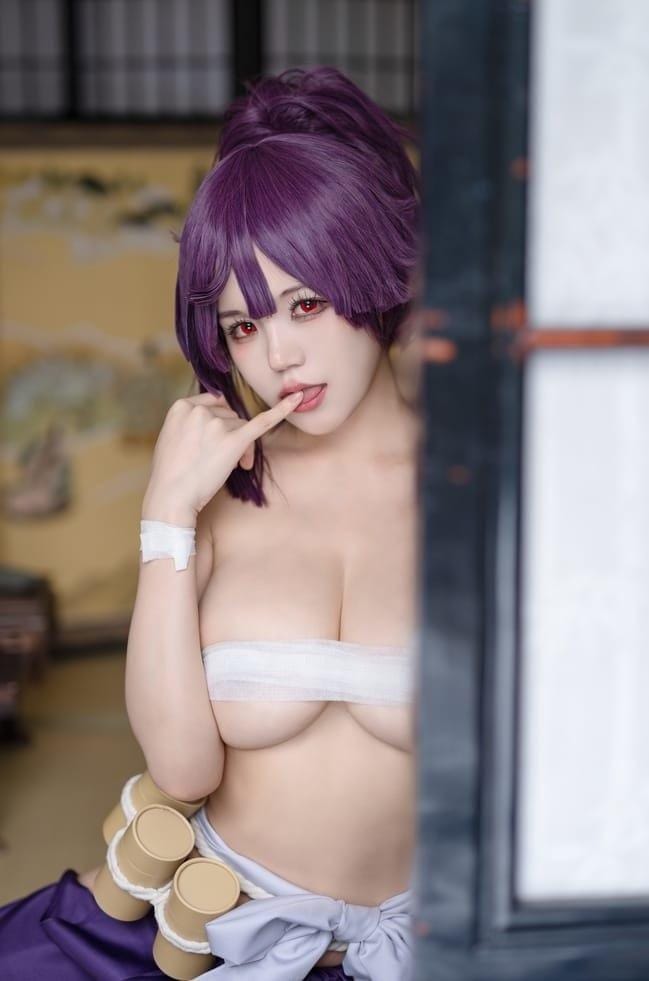 小仓千代w – NO.054 Yuzuriha 地狱楽 杠[26P -43M]-客模COSER写真收藏网