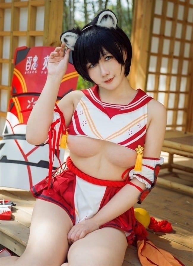 麻花酱 – NO.51 椿 [30P1V-342MB]-客模COSER写真收藏网