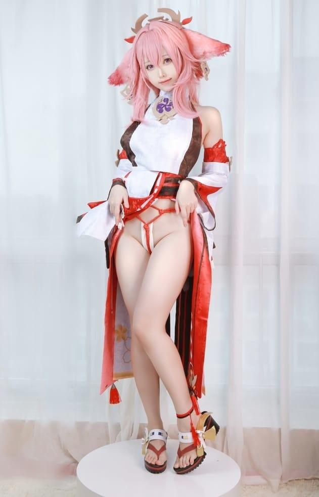 Asagiriai（愛ちゃん）- NO.07 原神Yae Miko [34P-452M]-客模COSER写真收藏网