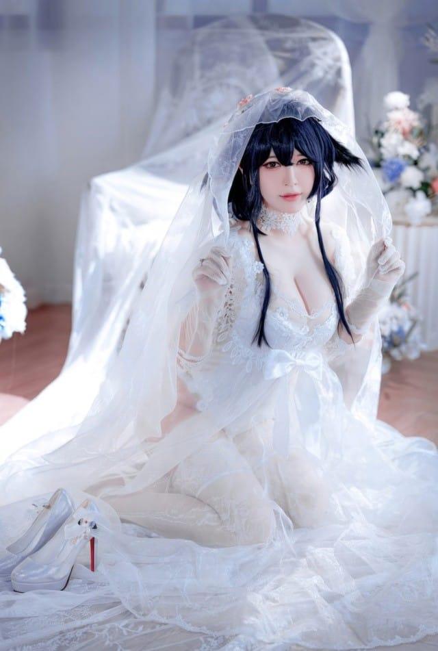 半半子 – NO.83 碧蓝航线 吾妻花嫁 [52P3V-237MB]-客模COS写真收藏网