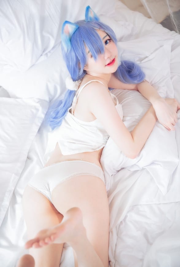 Sally Dorasnow –NO.22 Rem White Kitty[49P/281MB]-客模COS写真收藏网