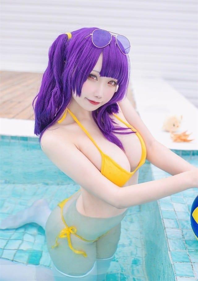 贞子蜜桃 – NO.18 碧蓝航线 波拉泳装 [23P-80MB]-客模COS写真收藏网