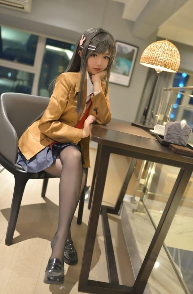 雪琪SAMA – NO.051 麻衣制服兔女郎 [58P-274M]-客模COS写真收藏网
