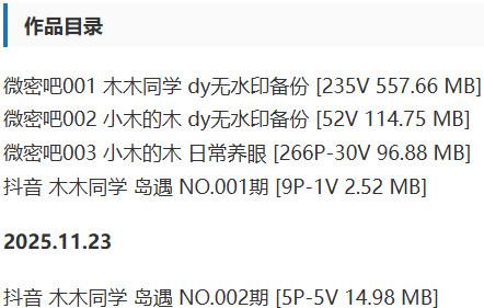 木木同学 – 微密圈/岛遇等写真&视频合集【持续更新中】