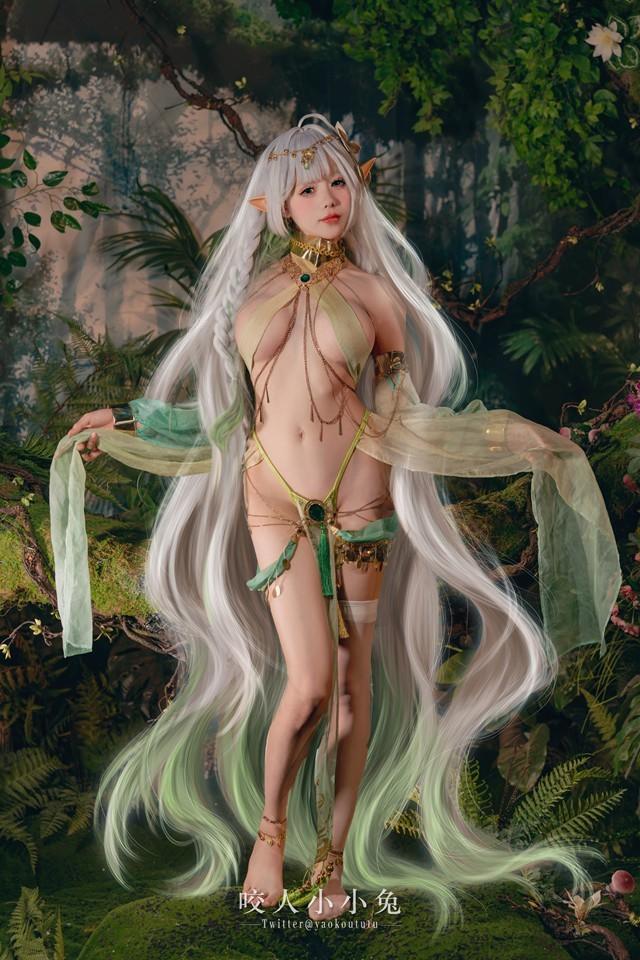 咬一口兔娘(yiko湿润兔) – 被遗忘的大慈树王&大摆锤 [74P1V-1.47G]-客模COS写真收藏网