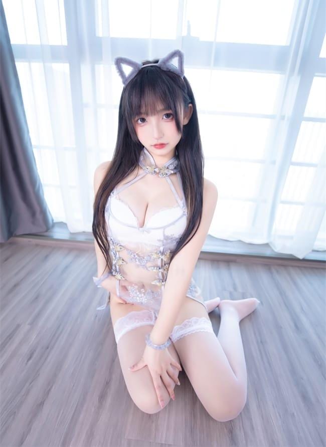 神楽坂真冬 – NO.117 羞涩喵喵[75P-157MB]-客模COS写真收藏网