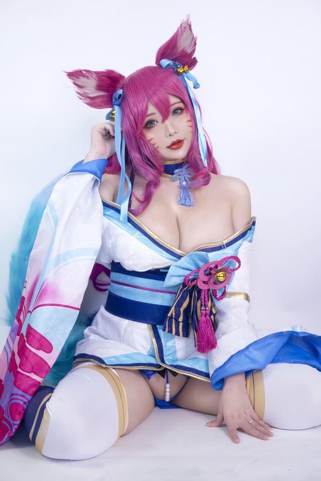 Hana_Bunny – Spirit Blossom Ahri [9P-125MB]-客模COS写真收藏网