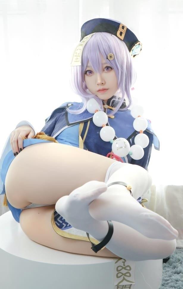 Asagiriai（愛ちゃん）- NO.08 原神 Qiqi 七七 [35P-355M]-客模COS写真收藏网