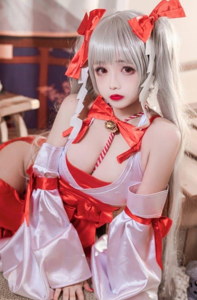 日奈娇 – NO.114 碧蓝航线 可畏巫女[41P-374M]-客模COS写真收藏网