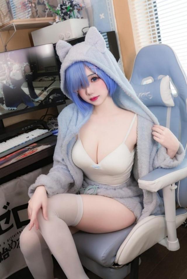 雪晴Astra – NO.090 蕾姆猫猫[13P-106MB]-客模COS写真收藏网