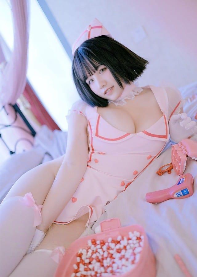 阿半今天很开心 – NO.026 粉护士[37P-404M]-客模COS写真收藏网