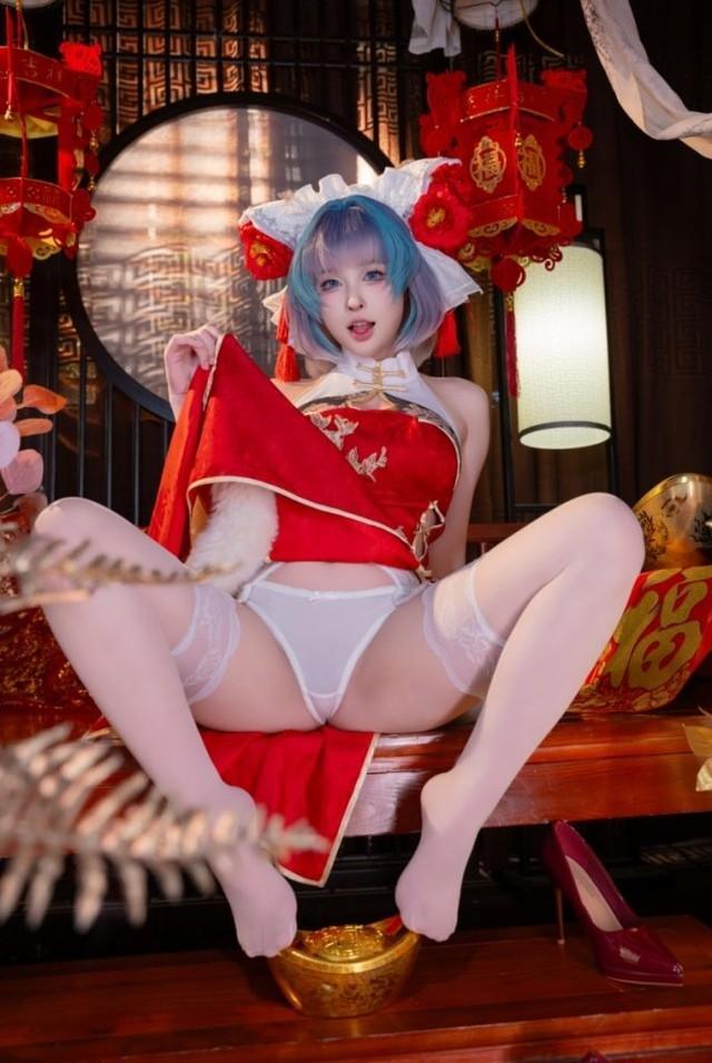 清水由乃 – NO.066 柴郡新春旗袍 [71P1V-2.41GB]-客模COS写真收藏网