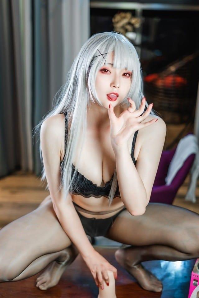 Natsuko夏夏子 – NO.43 OL灰机杯 [50P1V-280MB]-客模COS写真收藏网