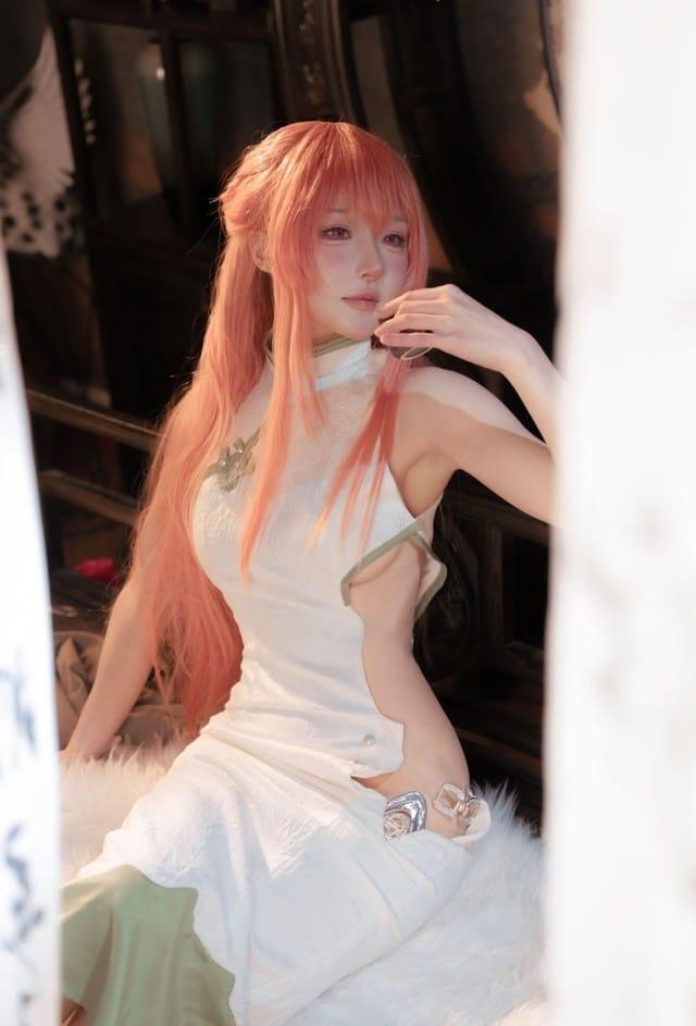 阿包也是兔娘 – NO.095 碧蓝航线英仙座旗袍[30P-210M]-客模COS写真收藏网