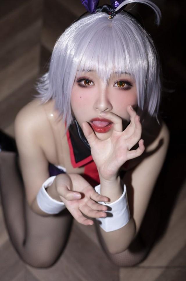 洛璃LoLiSAMA – NO.76 FGO-黑贞兔子[42P1V-750MB]-客模COS写真收藏网