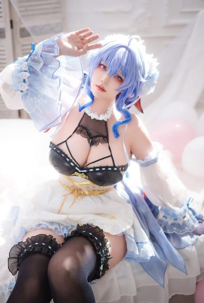 菌烨tako NO.030 甘雨[12P-62M]-客模COS写真收藏网