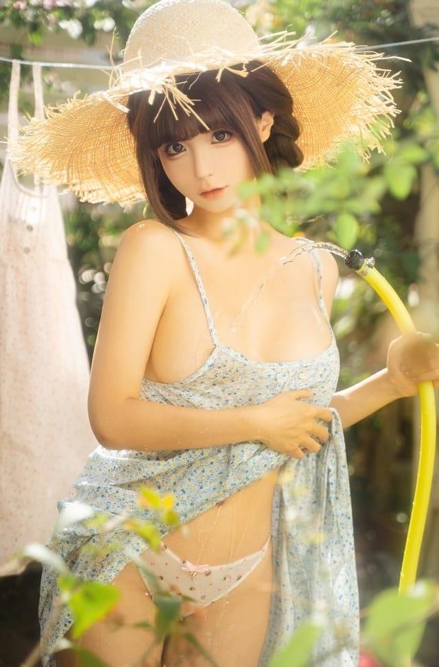 蠢沫沫 NO.264 晾衣服 [88P-749M]-客模COS写真收藏网