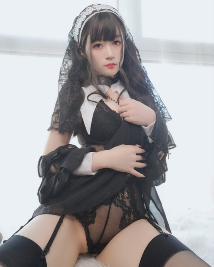 白银81 –NO.61 蕾丝修女[86P7V/833MB]-客模COS写真收藏网