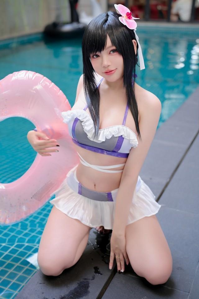 ZinieQ – NO.152 Tifa Lockhart Swimsuit [38P7V 1.27G]-客模COS写真收藏网
