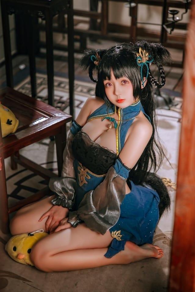 日奈娇 – NO.076 碧蓝航线 大潮旗袍 [25P-206M]-客模COS写真收藏网