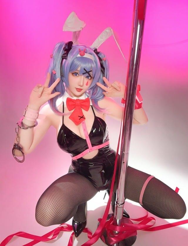 星之迟迟 – NO.204 2024年05月计划B 初音未来 兔子洞 [85P2V-3.20GB]-客模COS写真收藏网