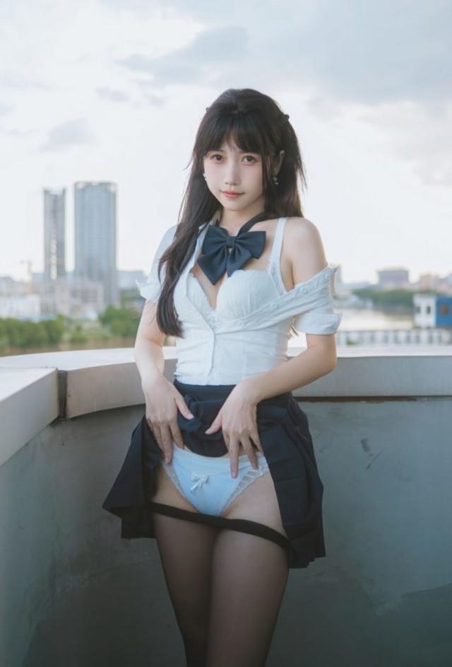不呆猫 – NO.061 JK学妹户外[59P-390MB]-客模COS写真收藏网