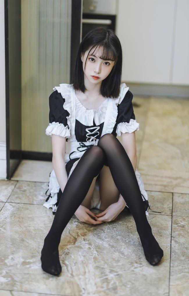 许岚LAN – NO.14 短裙女仆[40P-722MB]-客模COS写真收藏网