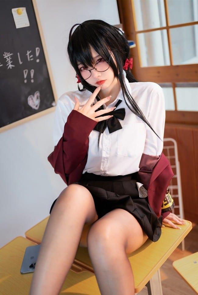 二佐 – NO.150 碧蓝大凤jk[21P-579MB]-客模COS写真收藏网