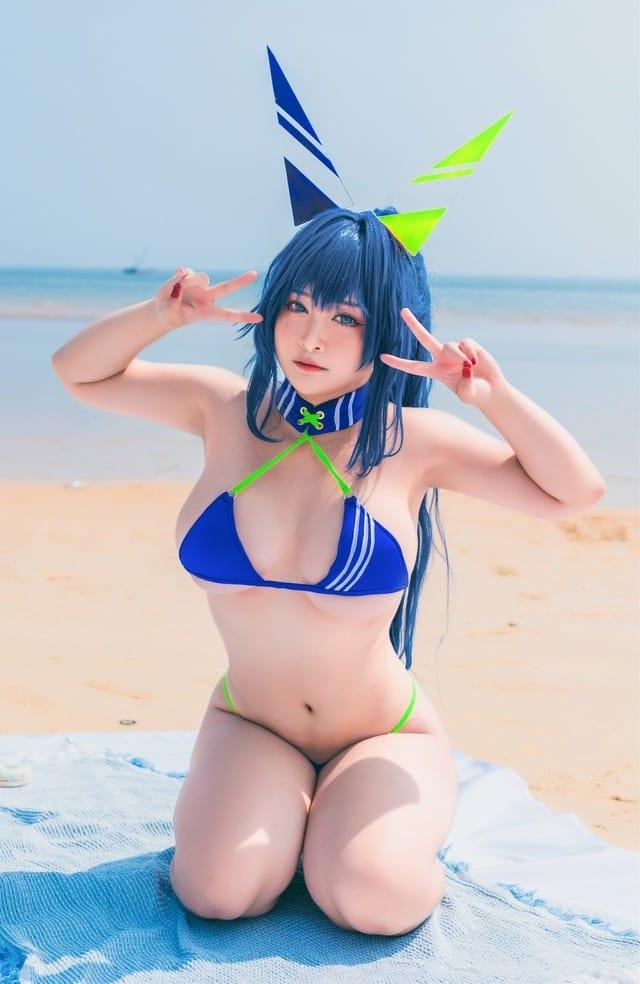 洛璃LoLiSAMA – NO.61 热恋的盛夏 花园泳装[66P-565MB]-客模COS写真收藏网