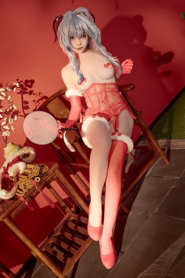 Bangni邦尼 – NO.028 甘雨新春 [91P8V 750MB]-客模COS写真收藏网