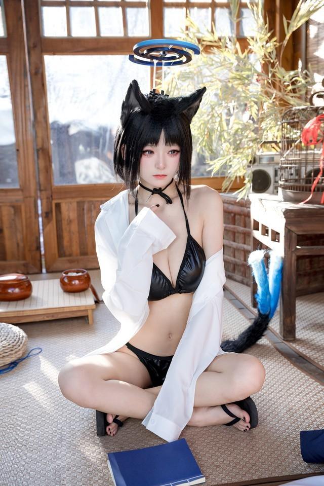 九柒喵 – NO.022 桔梗衬衫[10P 88M]-客模COS写真收藏网