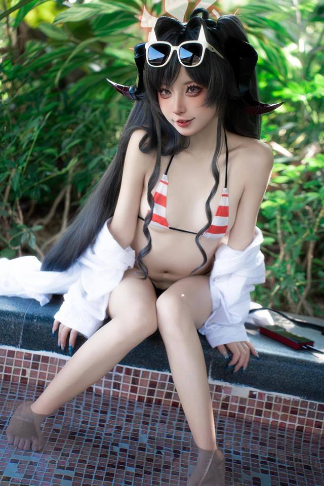 纸悦Etsu_ko – NO.31 蔚蓝档案 鬼怒川霞水着 [44P-611MB]-客模COS写真收藏网