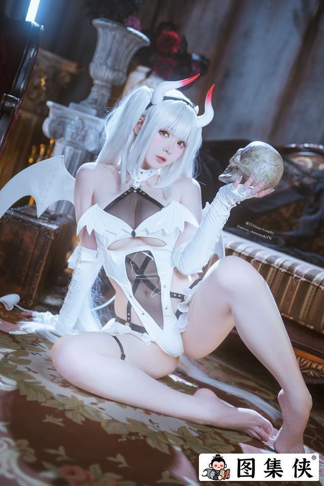 霜月shimo – NO.143 Blanc Demon [21P-45MB]-客模COS写真收藏网